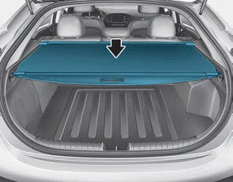 Hyundai Ioniq. Cargo Security Screen