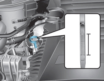 Hyundai Ioniq. Checking the Engine Oil Level