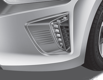 Hyundai Ioniq. Daytime Running Light (DRL)