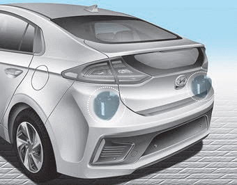 Hyundai Ioniq. Detecting sensor