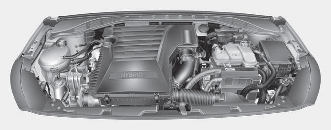 Hyundai Ioniq. Engine Compartment