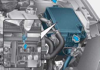 Hyundai Ioniq. Engine Compartment Panel Fuse Replacement