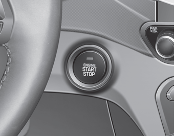 Hyundai Ioniq. Engine Start/Stop Button