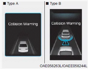 Hyundai Ioniq. FCA Warning Message and System Control