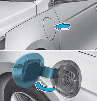 Hyundai Ioniq. How to Connect Normal Charger