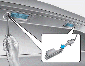 Hyundai Ioniq. License Plate Light Bulb Replacement