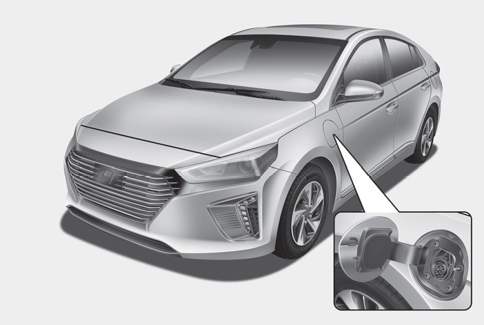 Hyundai Ioniq. Plug-in Hybrid Vehicle Exterior Overview