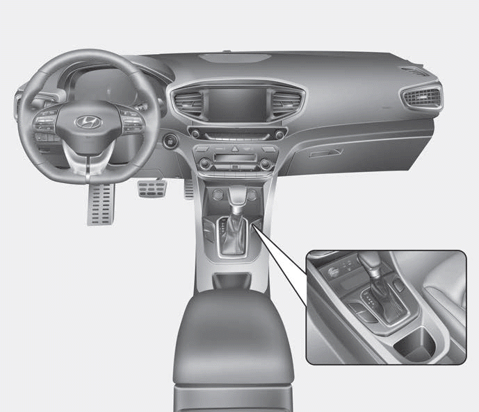Hyundai Ioniq. Plug-in Hybrid Vehicle Instrument Panel Overview