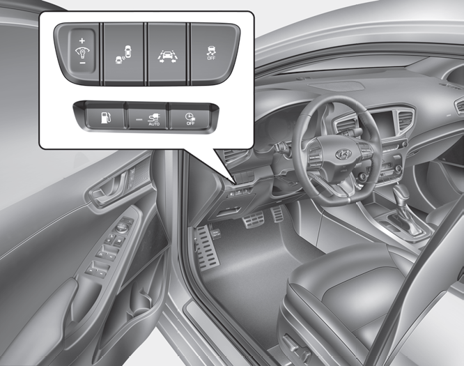 Hyundai Ioniq. Plug-in Hybrid Vehicle Interior Overview