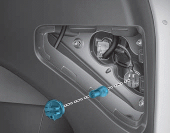 Hyundai Ioniq. Rear Combination Light Bulb Replacement