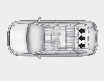 Hyundai Ioniq. Rear seat head restraints