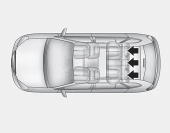 Hyundai Ioniq. Rear seat head restraints