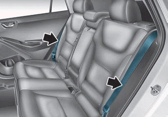 Hyundai Ioniq. Rear Seats