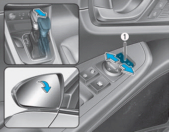 Hyundai Ioniq. Reverse Parking Aid Function