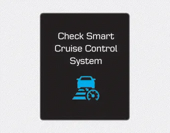 Hyundai Ioniq. Sensor to Detect Distance to the Vehicle Ahead