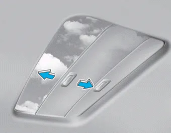 Hyundai Ioniq. Sunshade