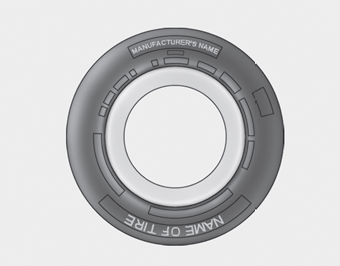 Hyundai Ioniq. Tire Sidewall Labeling
