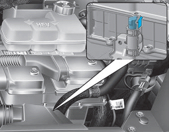 Hyundai Ioniq. Unlock Charging Connector in Emergency