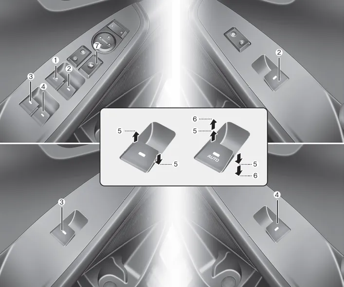 Hyundai Ioniq. Windows